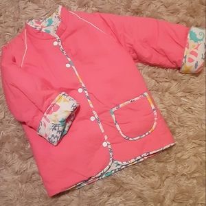 Beach Theme Reversible Jacket made in England